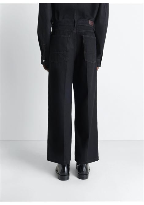 pantaloni wide uomo neri LEMAIRE | PA1306 LD1071BK999